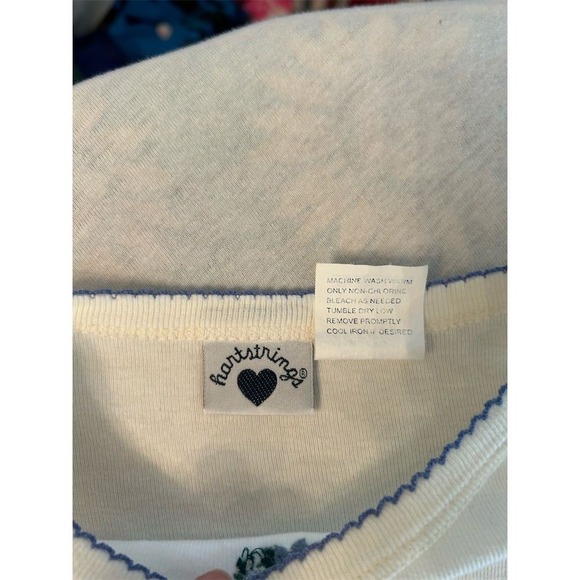 Vtg 90s Heartstrings Girls Horse Top & Skirt Outfit Set Sz 4T‎ Corduroy Fall - Picture 12 of 13